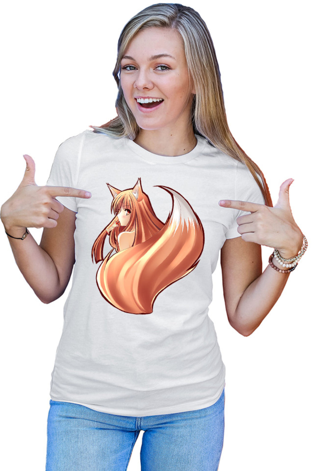 Tricou dama Spice And Wolf Holo Anime Kage Otaku