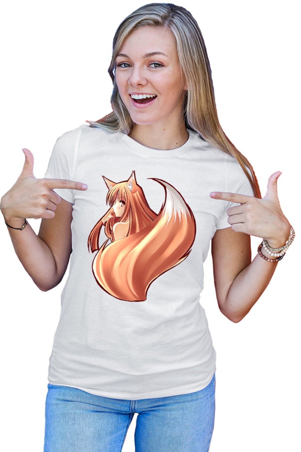 Tricou dama Spice And Wolf Holo Anime Kage Otaku