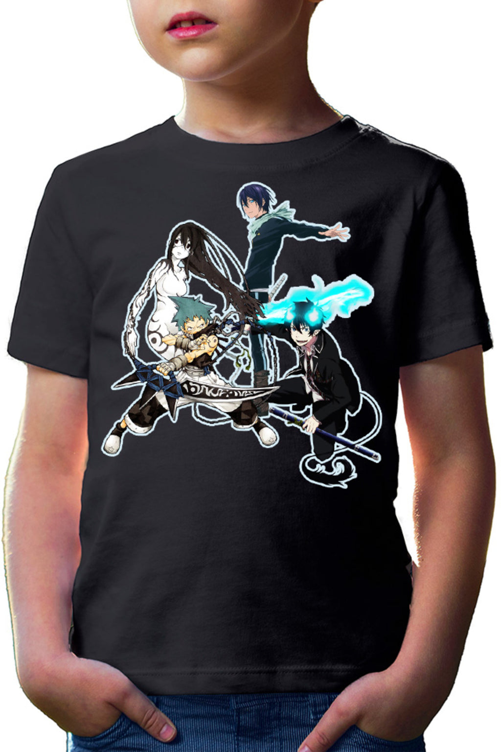 Tricou copii Soul Eater Black Star Yato Noragami Rin Ao no Exorcist Ghost