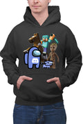 Hanorac barbati Among Discord Baby Groot Minecraft Diamond Sword