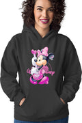 Hanorac dama Mickey Mouse Minnie Rock n roll Music Fun