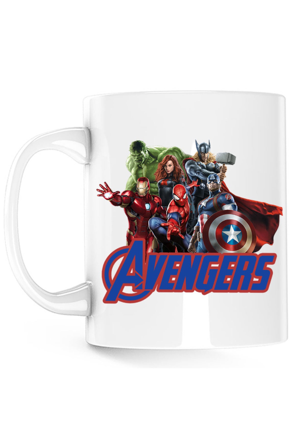 Cana Thor Avangers Group Spiderman Ally Hero Marvel DC Comedy, alba, 330 ml