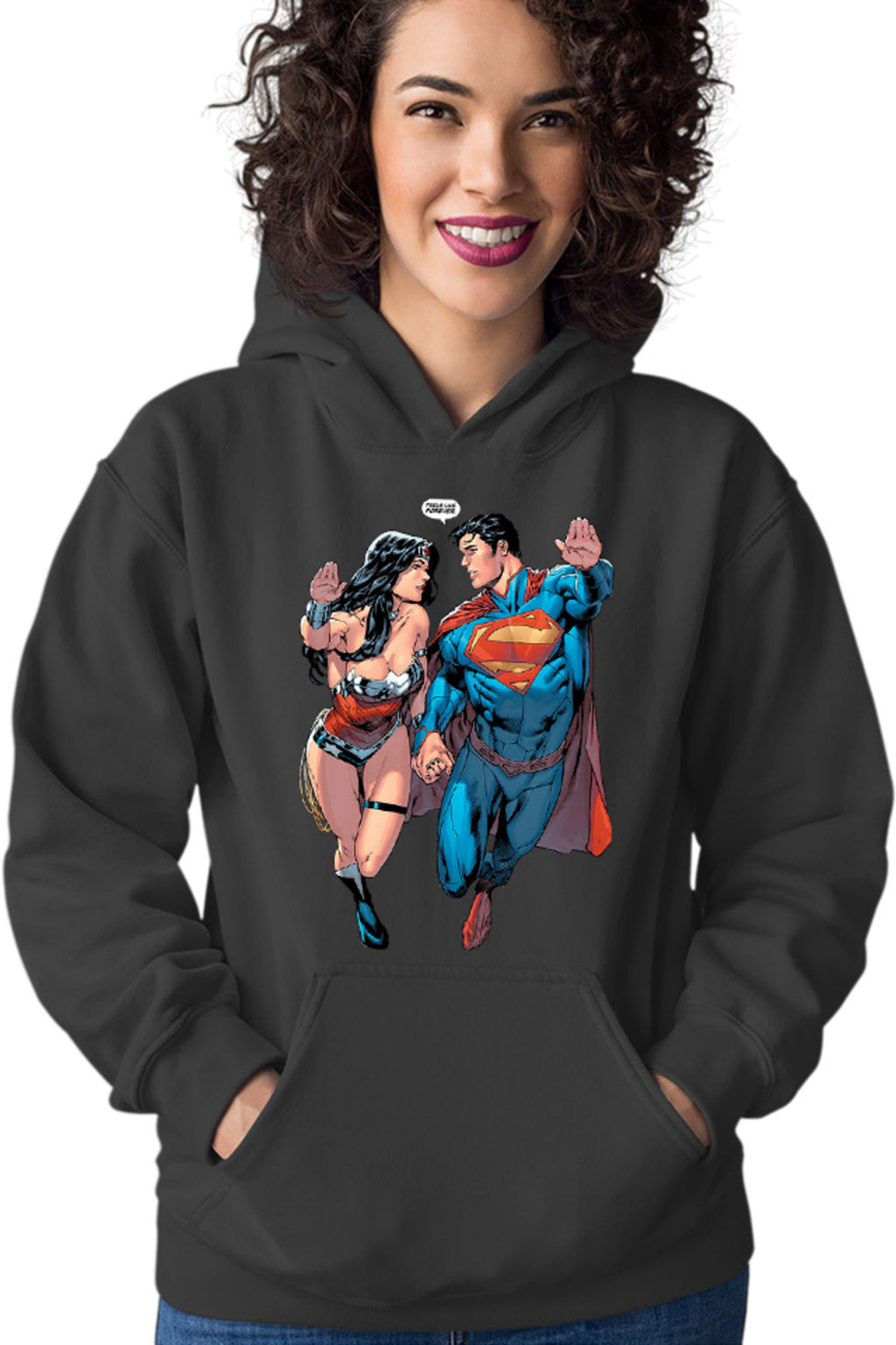 Hanorac dama Wonder Woman Superman Lovers Superpowers American Heroes