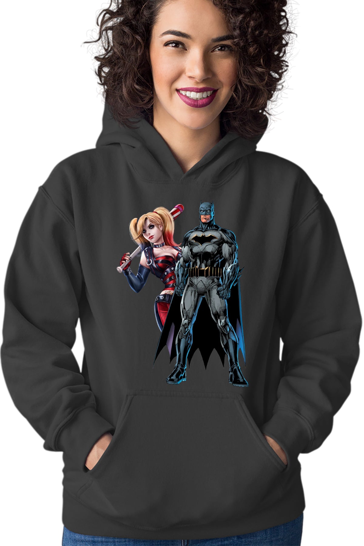 Hanorac dama Batman Harley Quinn Joker Margot Bad Girl