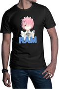 Tricou barbati Re Zero RAM Sister Isekai Paranormal Demon Time Travel
