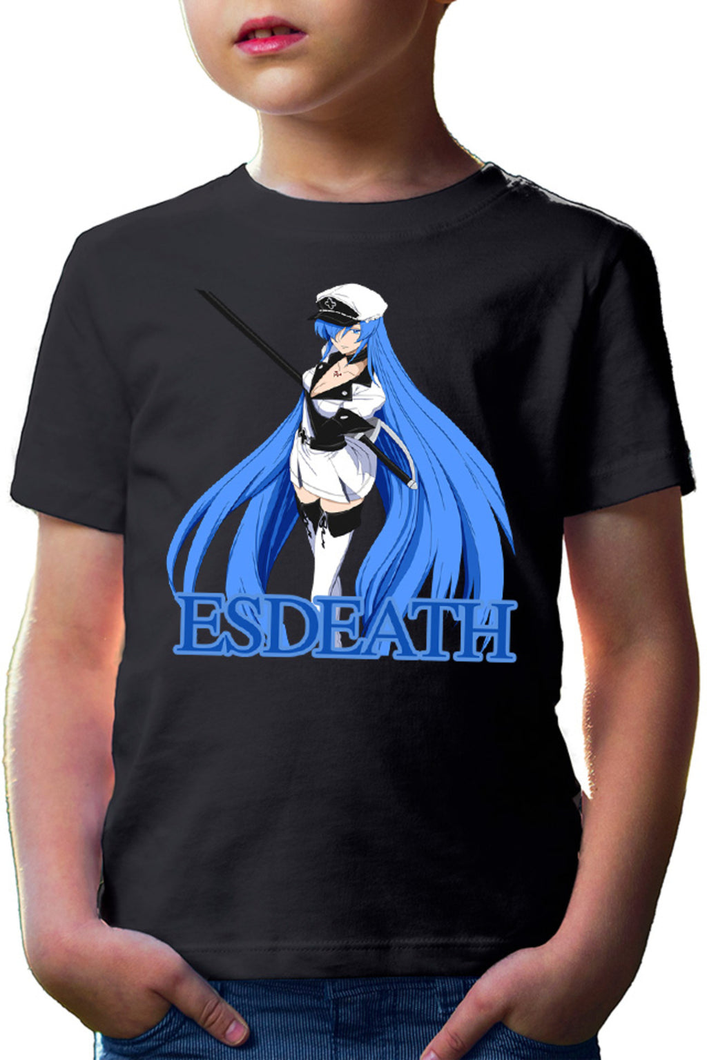 Tricou copii Akame ga Kill Esdeath Spadasin Otaku Bishoujo Gore