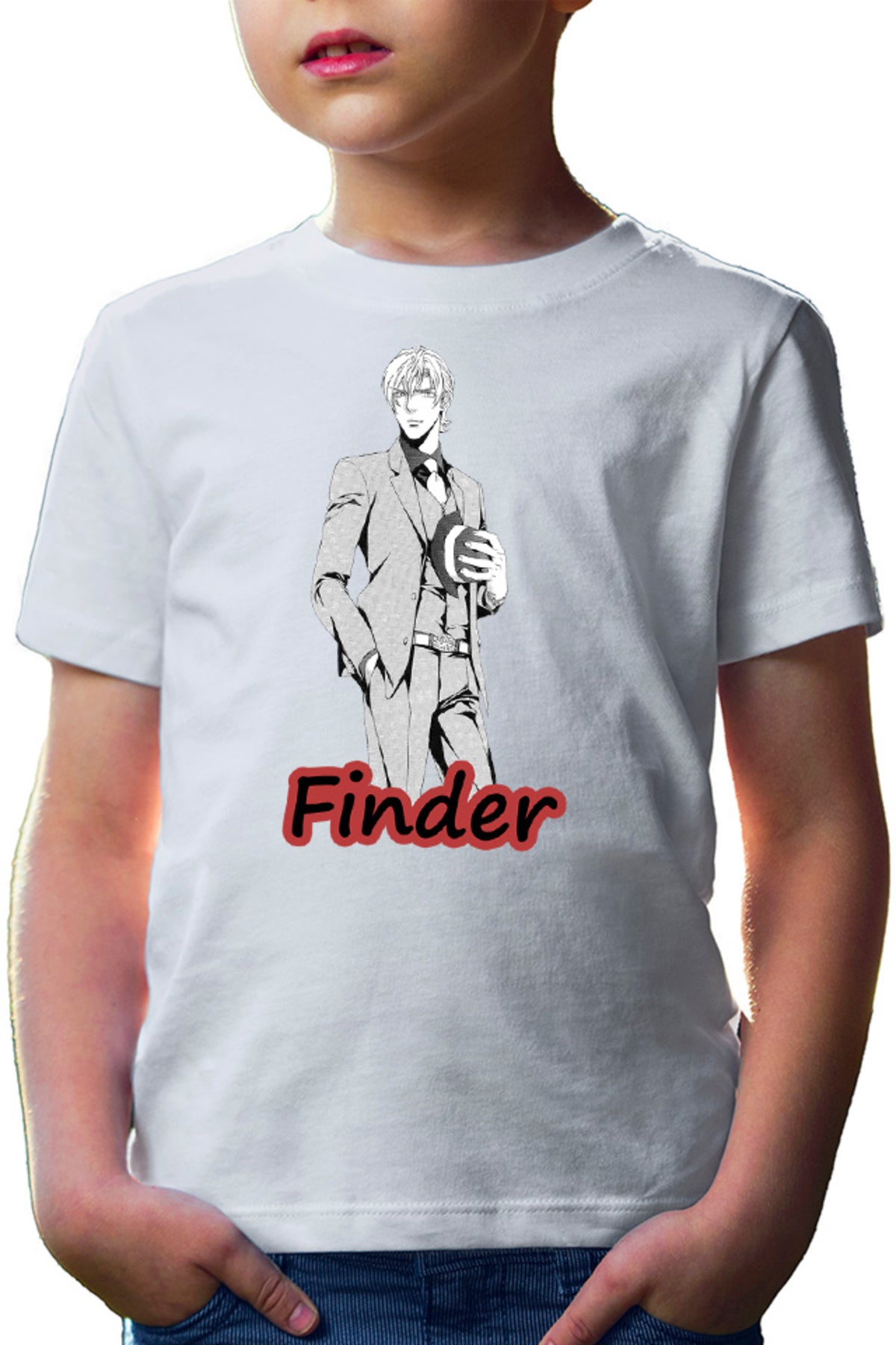 Tricou copii Finder Asami Maxim Hat Shounen Anime Gay Moe