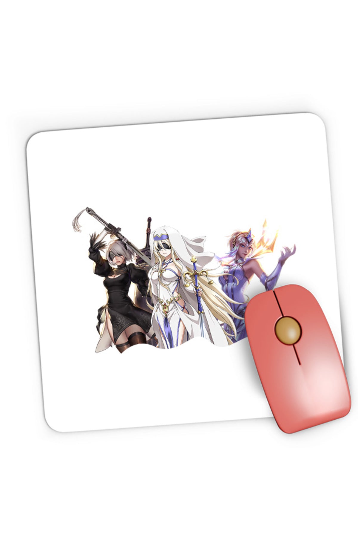 Mousepad Gaming Goblin Slayer Onna Shinkan Nier Automata Zero Legends, 21x19 cm