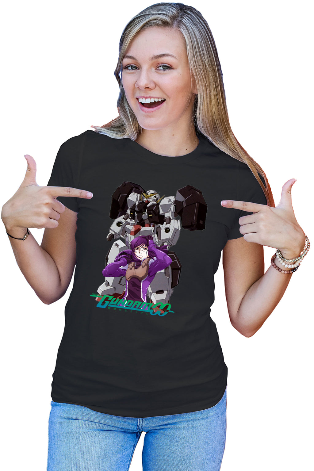 Tricou dama dam Erde Robot Anime Game