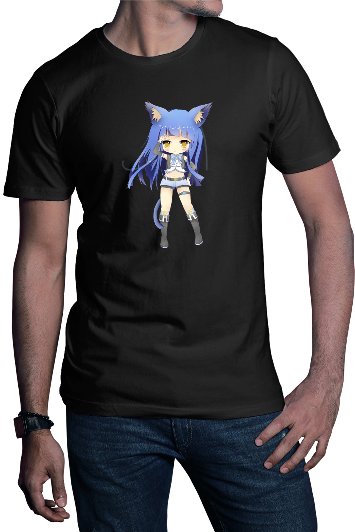 Tricou barbati Fairy Tail Juvia Lockser Anime Chibi