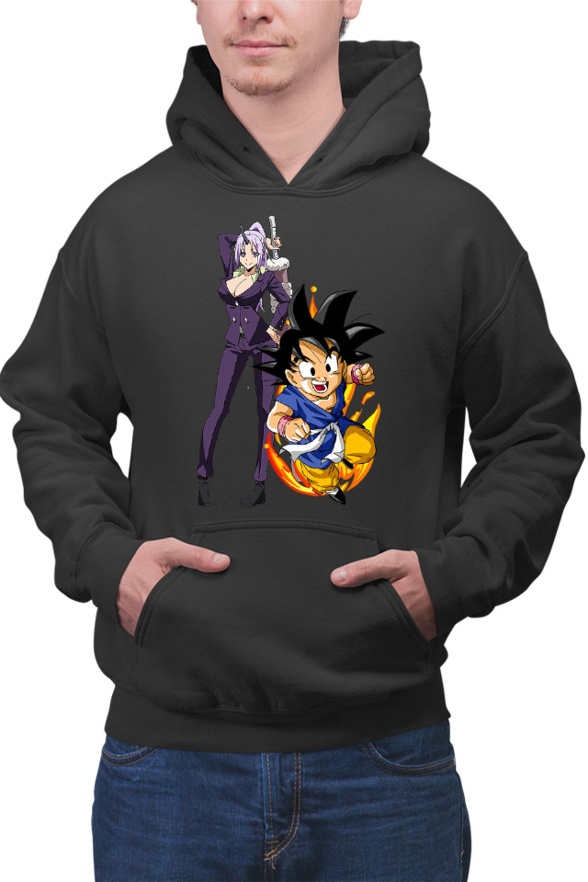Hanorac barbati TenSura Slime Isekai Shion Son Goku Shounen Anime