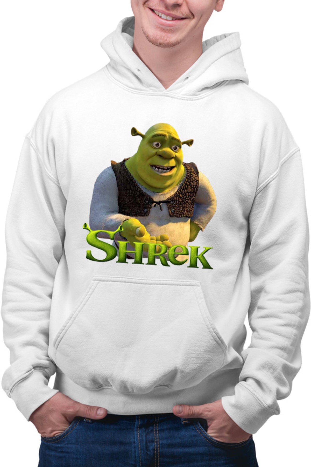 Hanorac barbati Shrek Logo Monster Orc Medieval