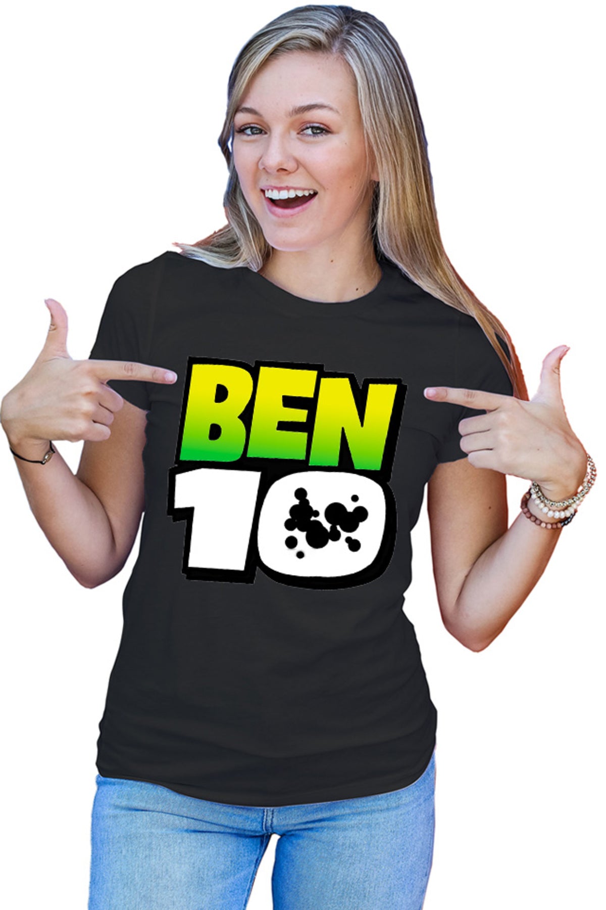 Tricou dama Ben 10 Logo Cartoon American Animation Teen Comedy