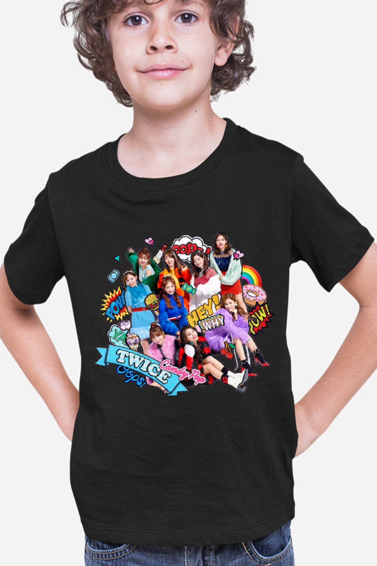 Tricou copii Twice Cartoon WOW Concept Jeongyeon Japan