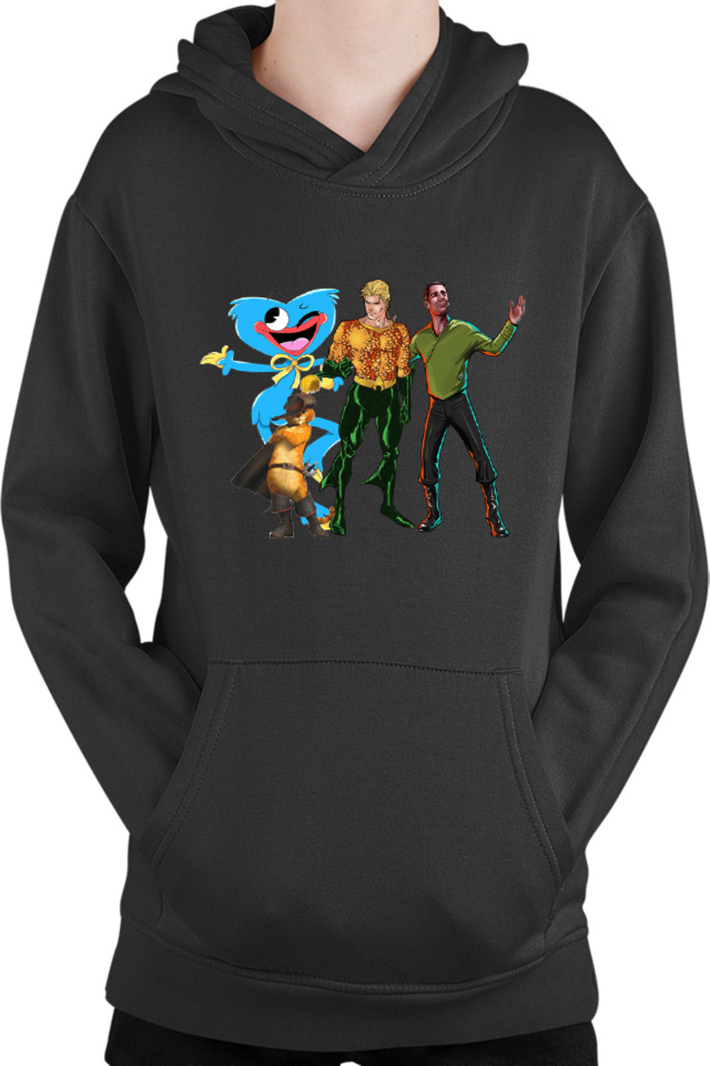 Hanorac copii Aquaman Huggy Wuggy Puss in the Boots Shrek Star Trek Crew
