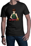 Tricou barbati dam Wing Heero Angry Guy Anime Eater