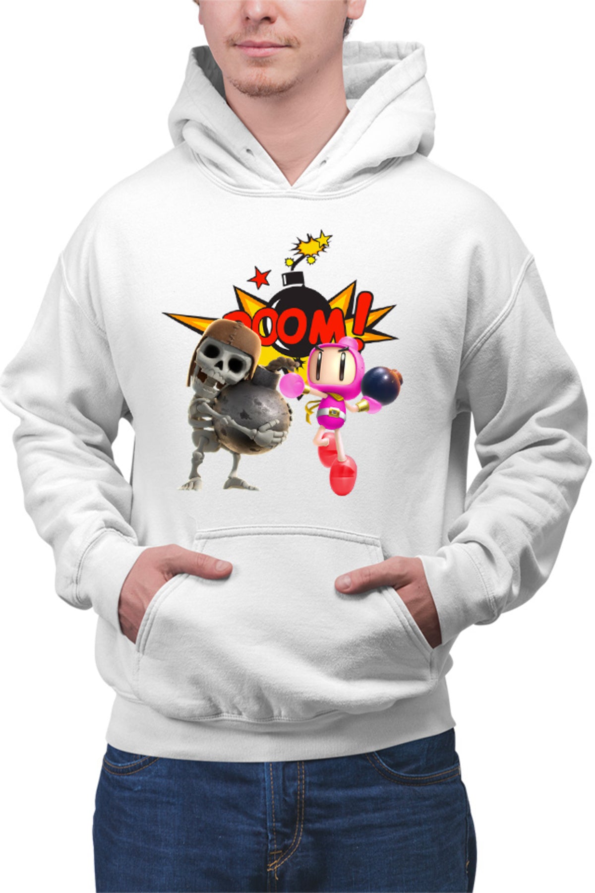 Hanorac barbati Clash Royale Bomberman Skeleton Special Ability