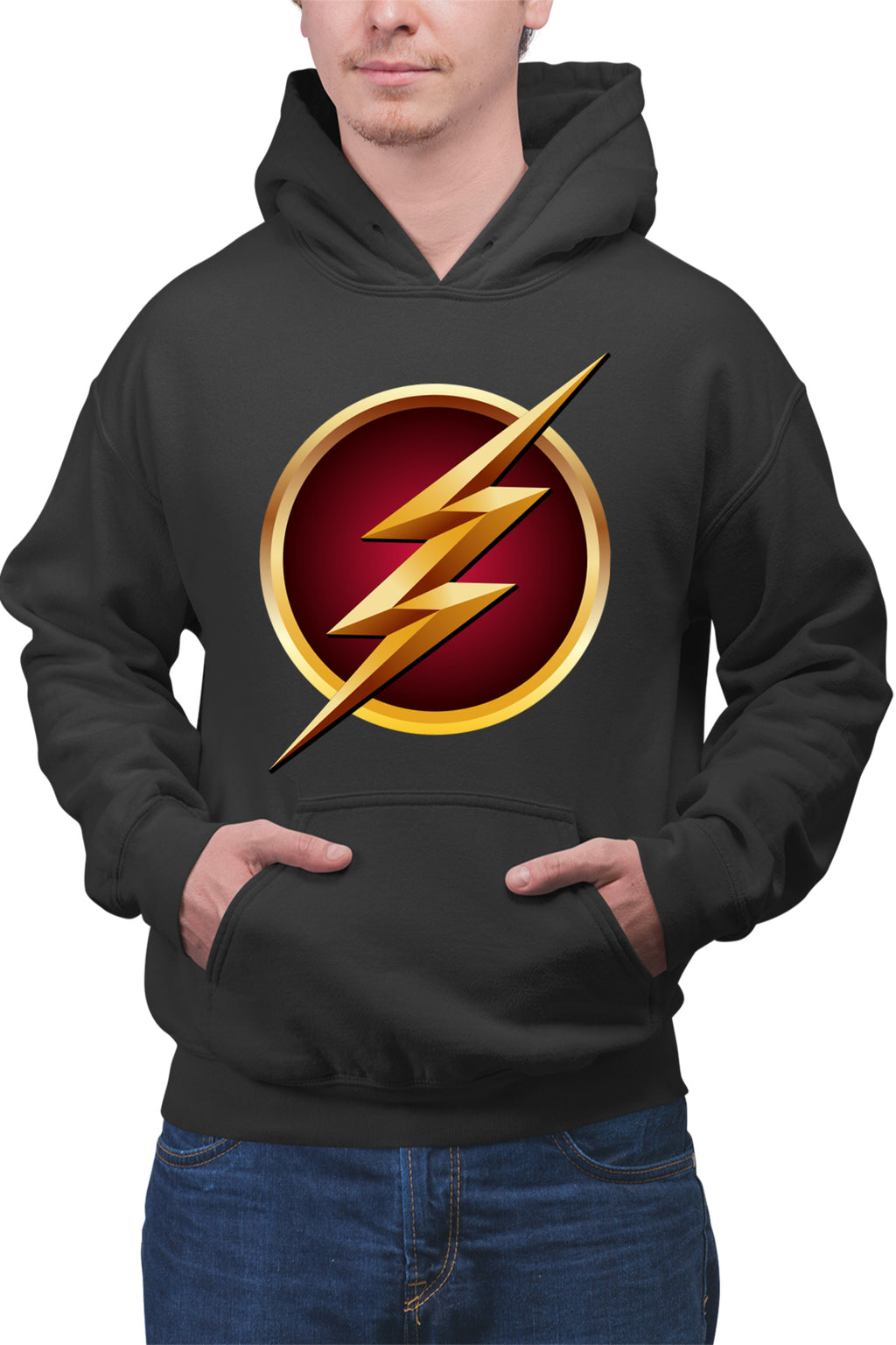 Hanorac barbati The Flash Logo Superhero Comics Fast Go