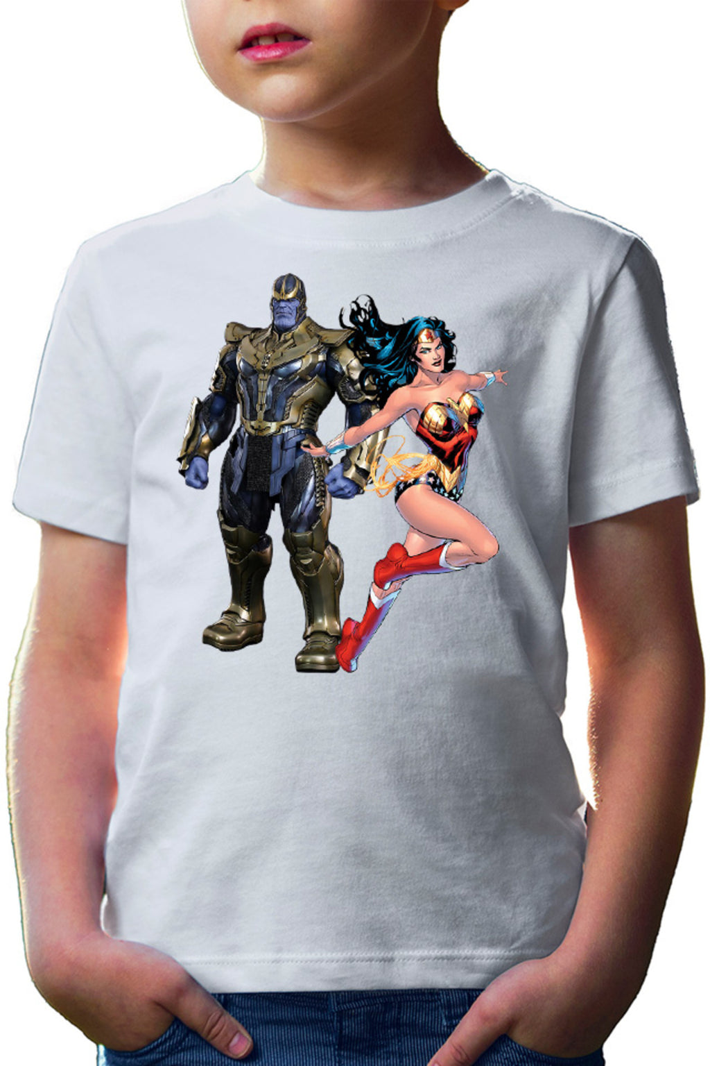 Tricou copii Thanos Wonder Woman Hero Villian Star