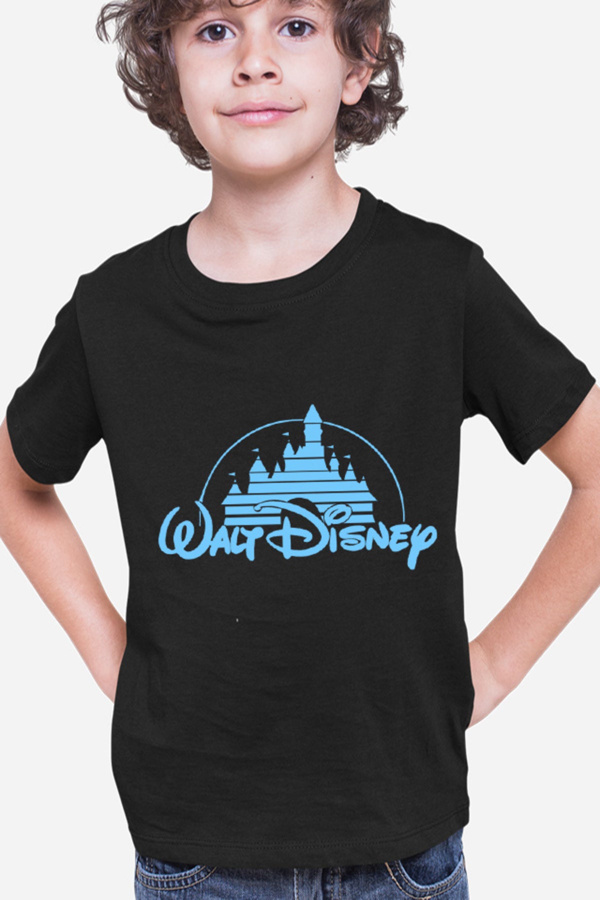 Tricou copii Mickey Mouse Walt Disney Logo Castle