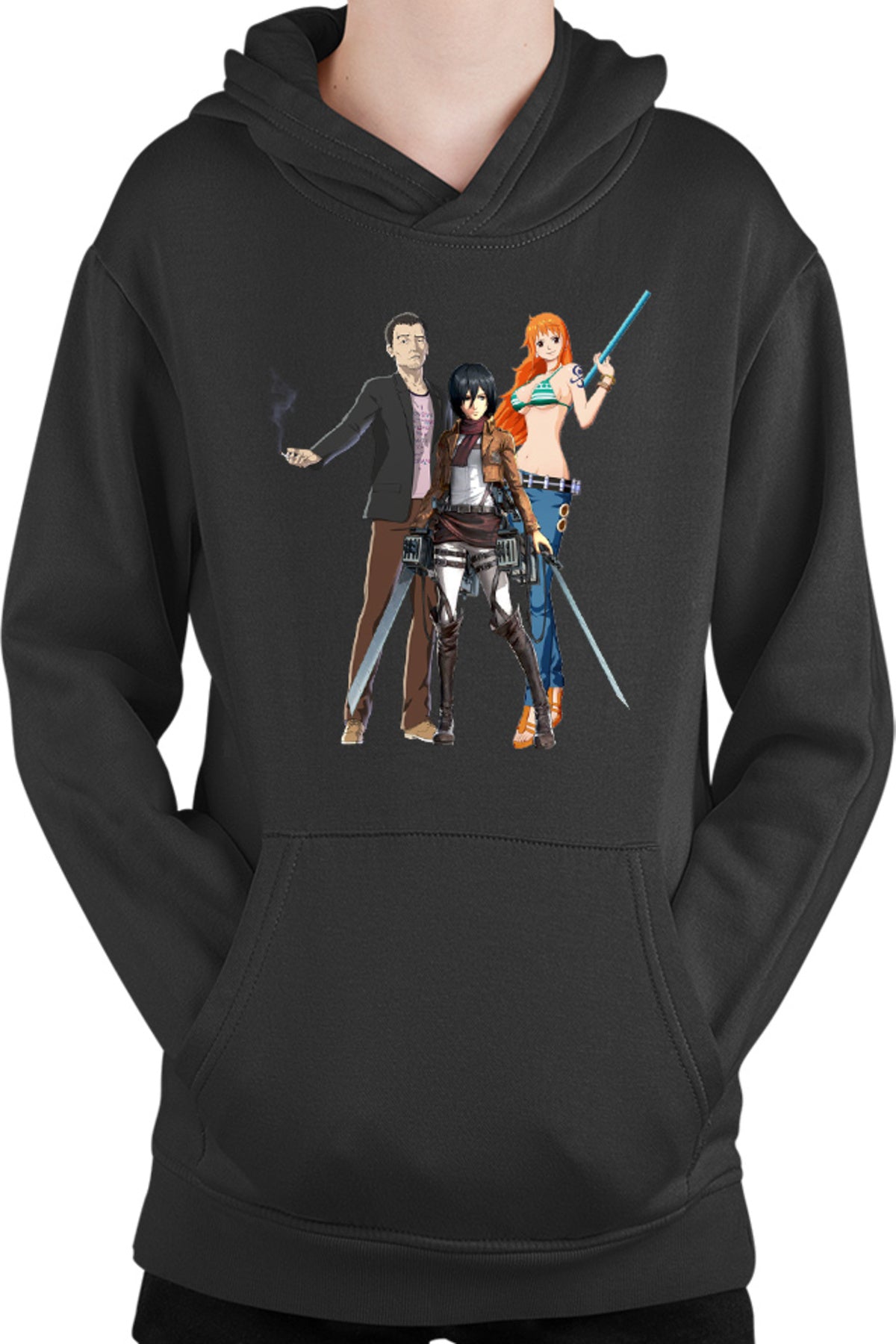 Hanorac copii Ajin Ogura Ikuya AOT Mikasa One Piece
