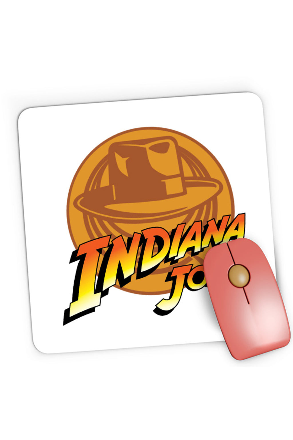 Mousepad Gaming Indiana Jones Logo TV Series Cool Savana Texas US, 21x19 cm