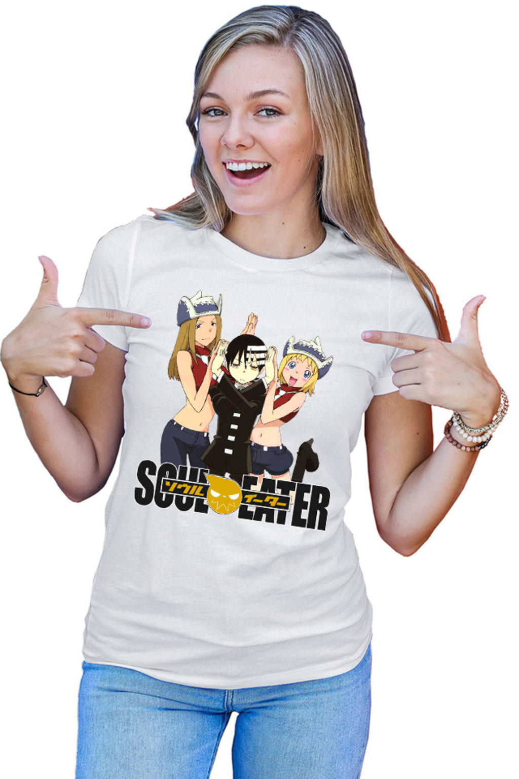 Tricou dama Soul Eater Death the Kid Patricia Elizabeth Clap