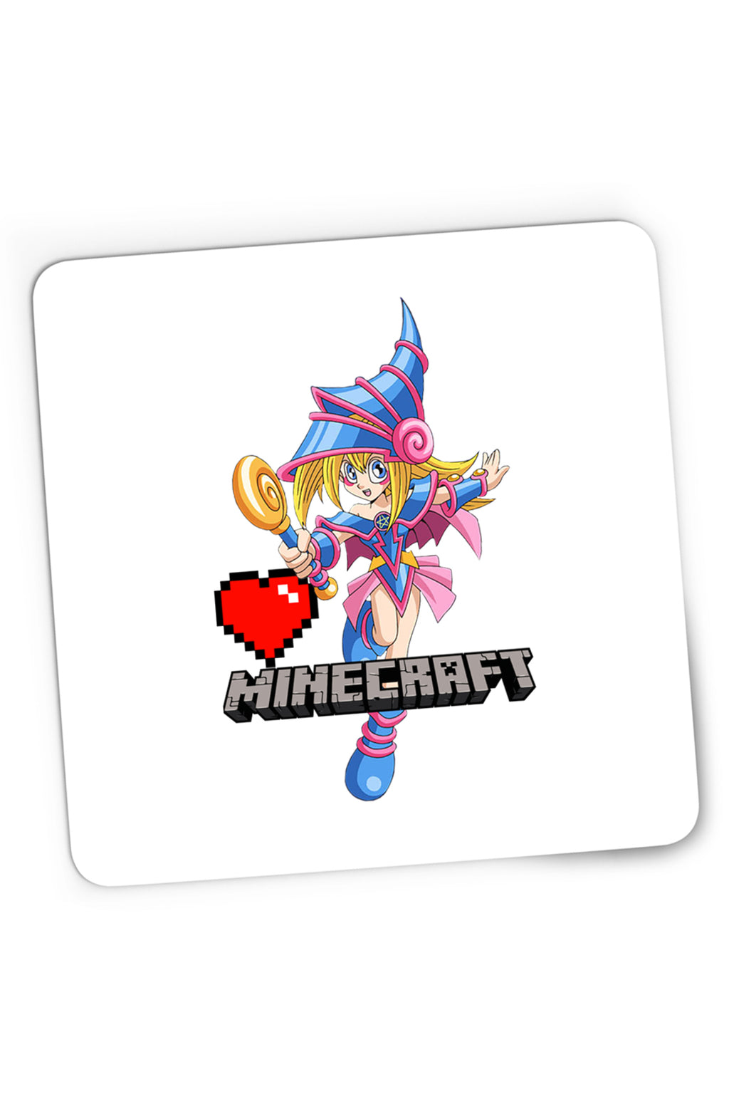 Mousepad Gaming Yu Gi Oh Links Minecraft Tlauncher Mcskins, 21x19 cm