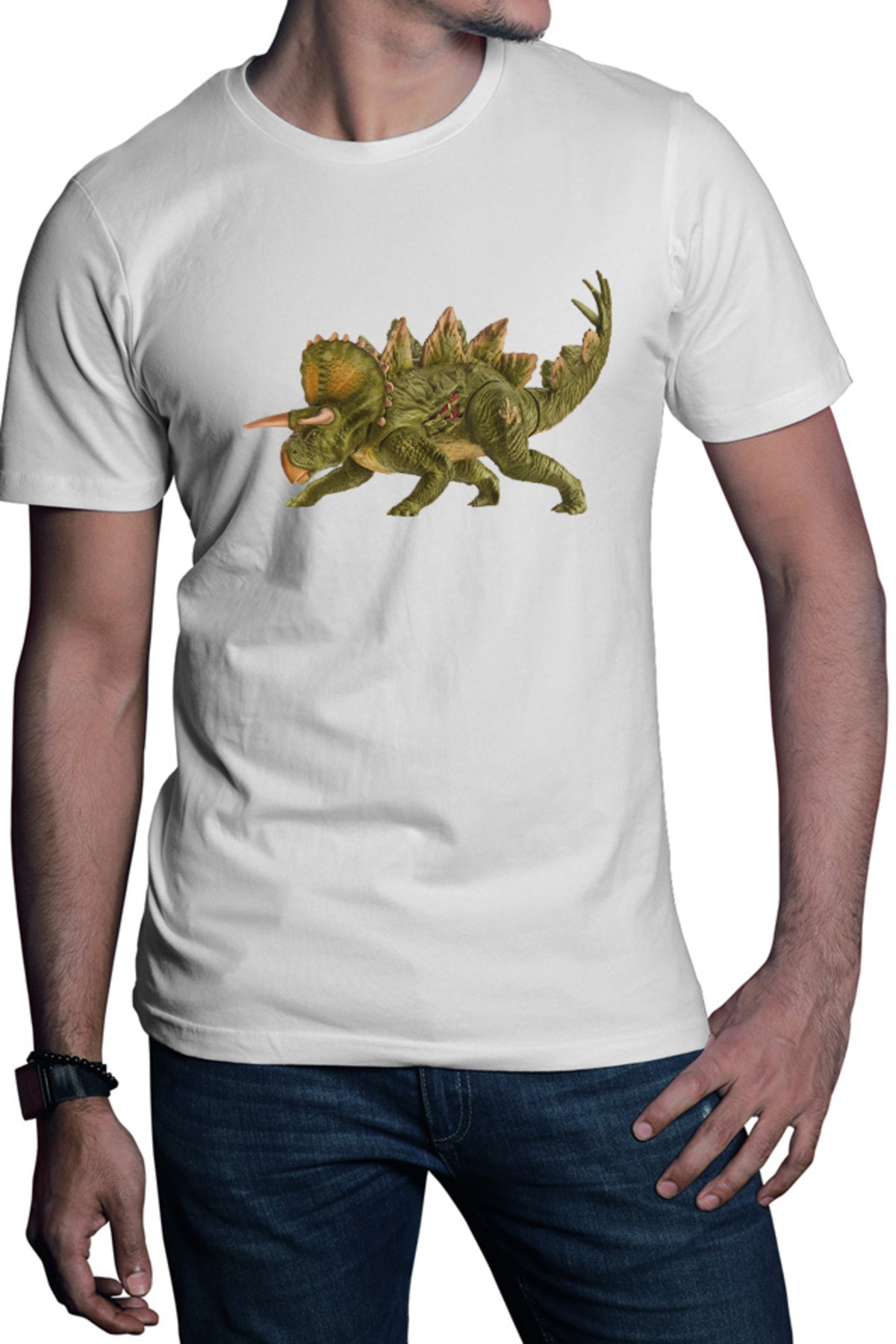 Tricou barbati Jurassic Park Velociraptor Spinosaurus Isla Nublar