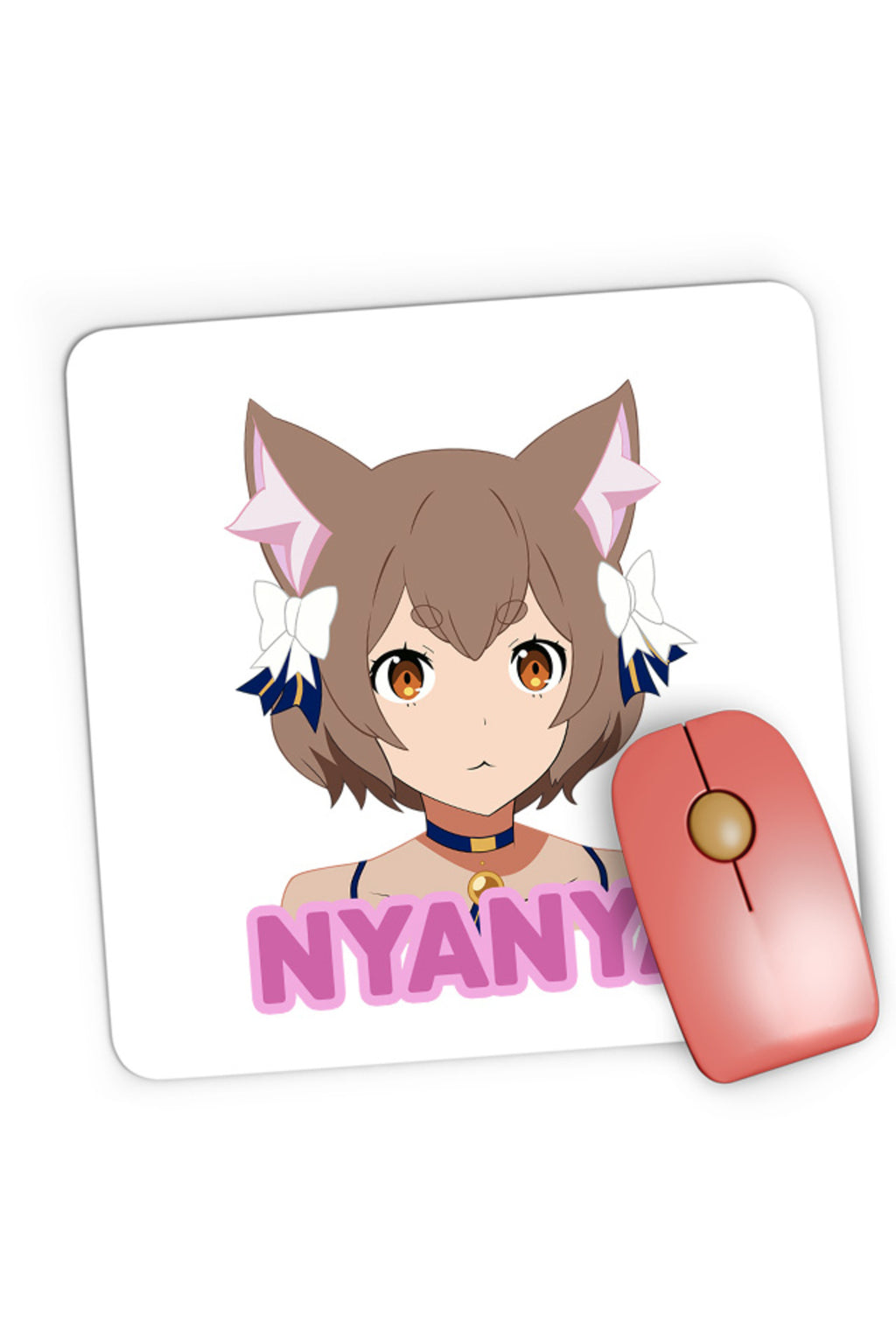 Mousepad Gaming Re Zero Felix Cat Nya Kawaii Magic Youtube, 21x19 cm