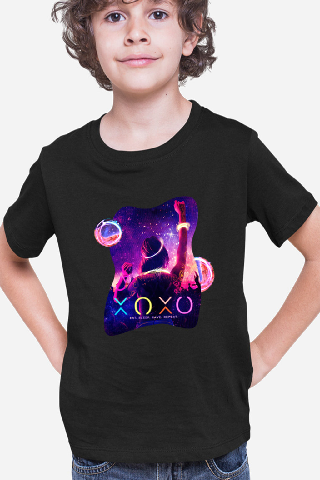 Tricou copii XOXO Dance Neon Party Colorful Teens Movie