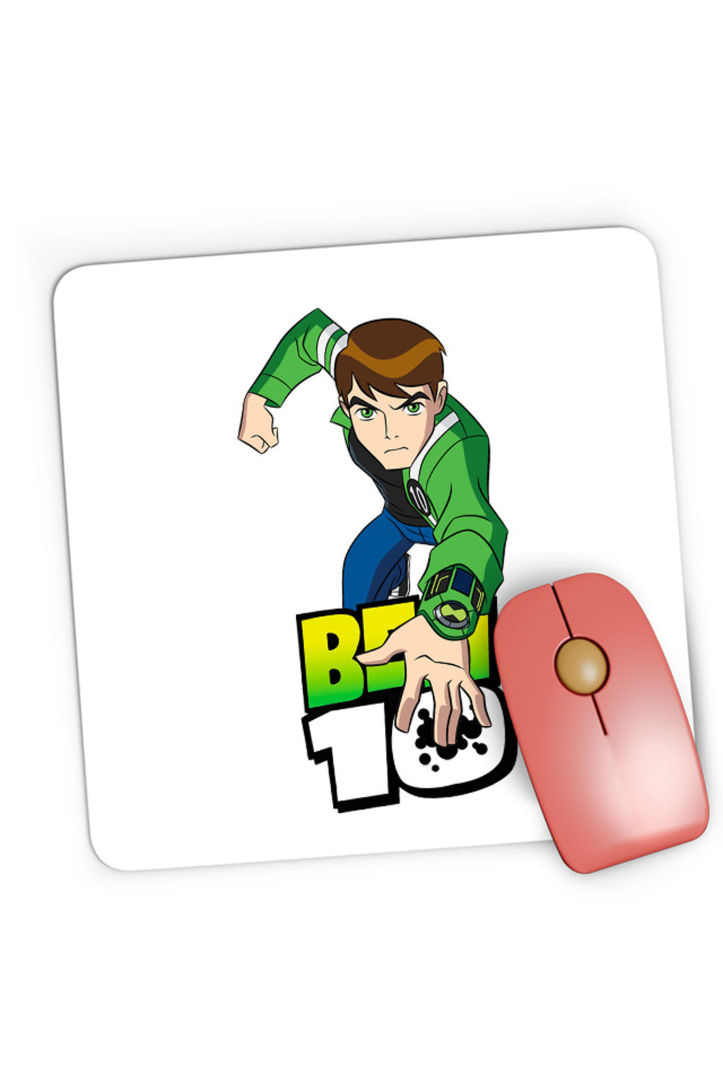 Mousepad Gaming Ben 10 Logo Comedy Action Sci-fi Monsters Fight, 21x19 cm