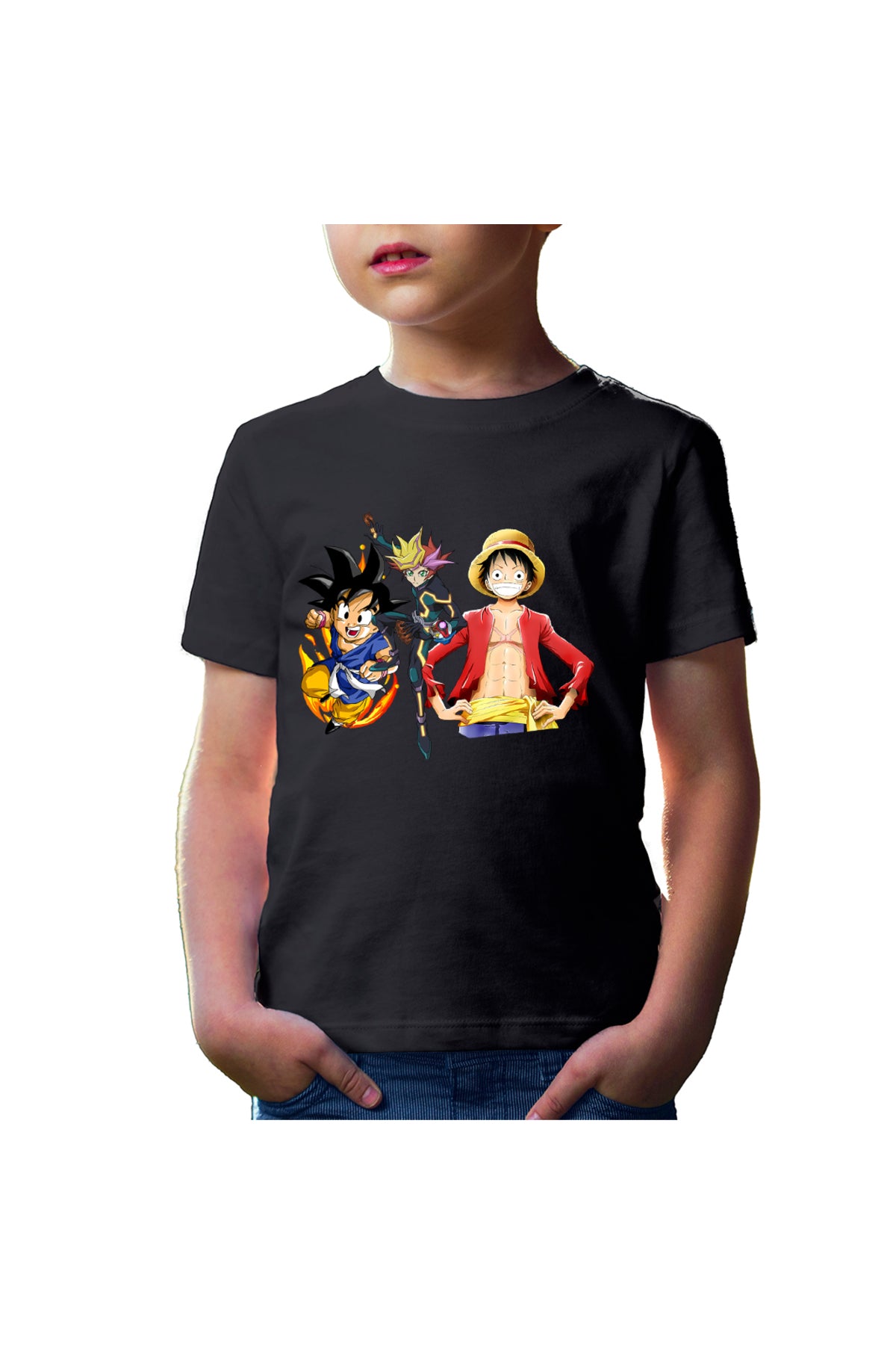 Tricou copii Yu Gi Oh Songoku One Piece Yugi Mutou Desene