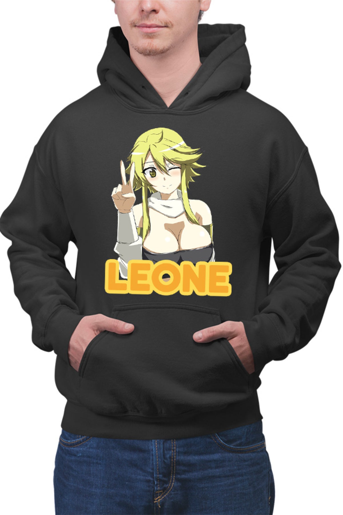 Hanorac barbati Akame ga Kill Leone Peace Friendly Otaku Anime Meme