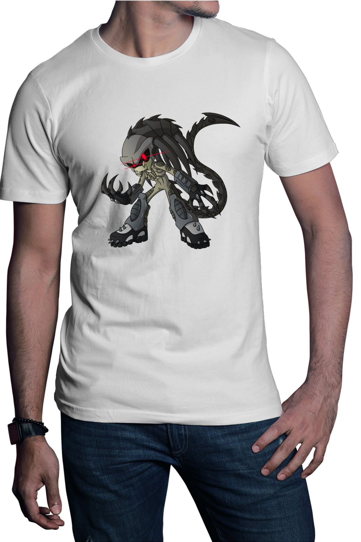Tricou barbati Predator Alien Baby Predalien Ridley Scott