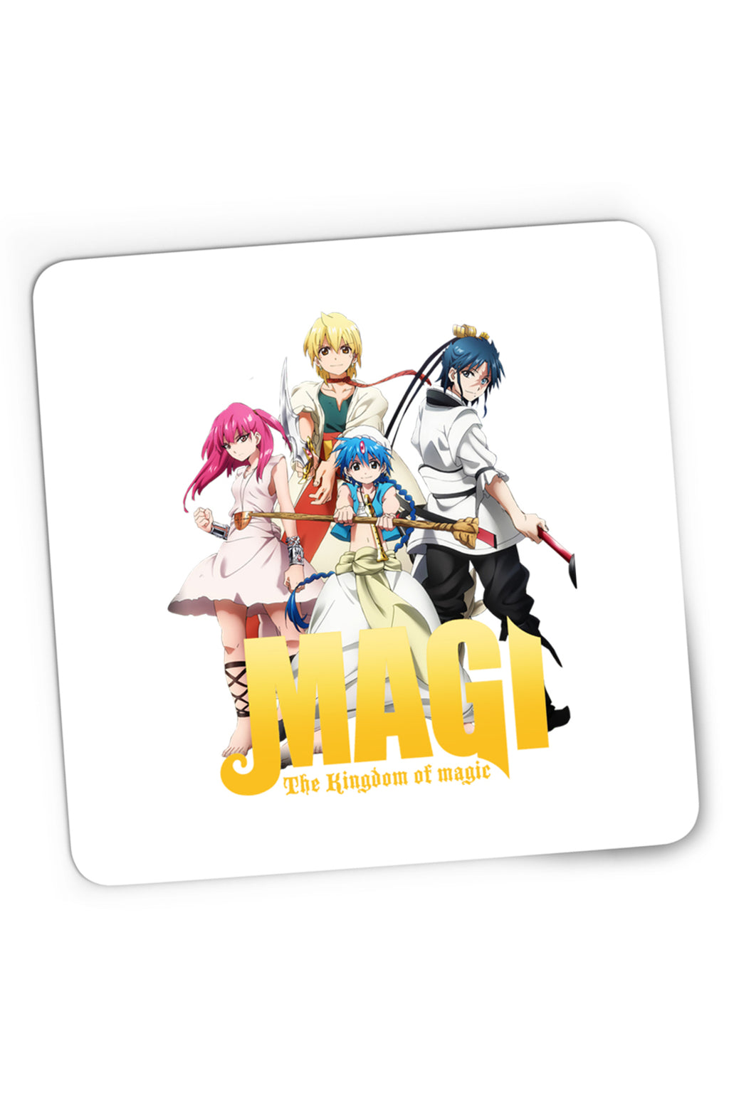 Mousepad Gaming Magi The Labyrinth of Magic Protagonists Group Poster Pose, 21x19 cm