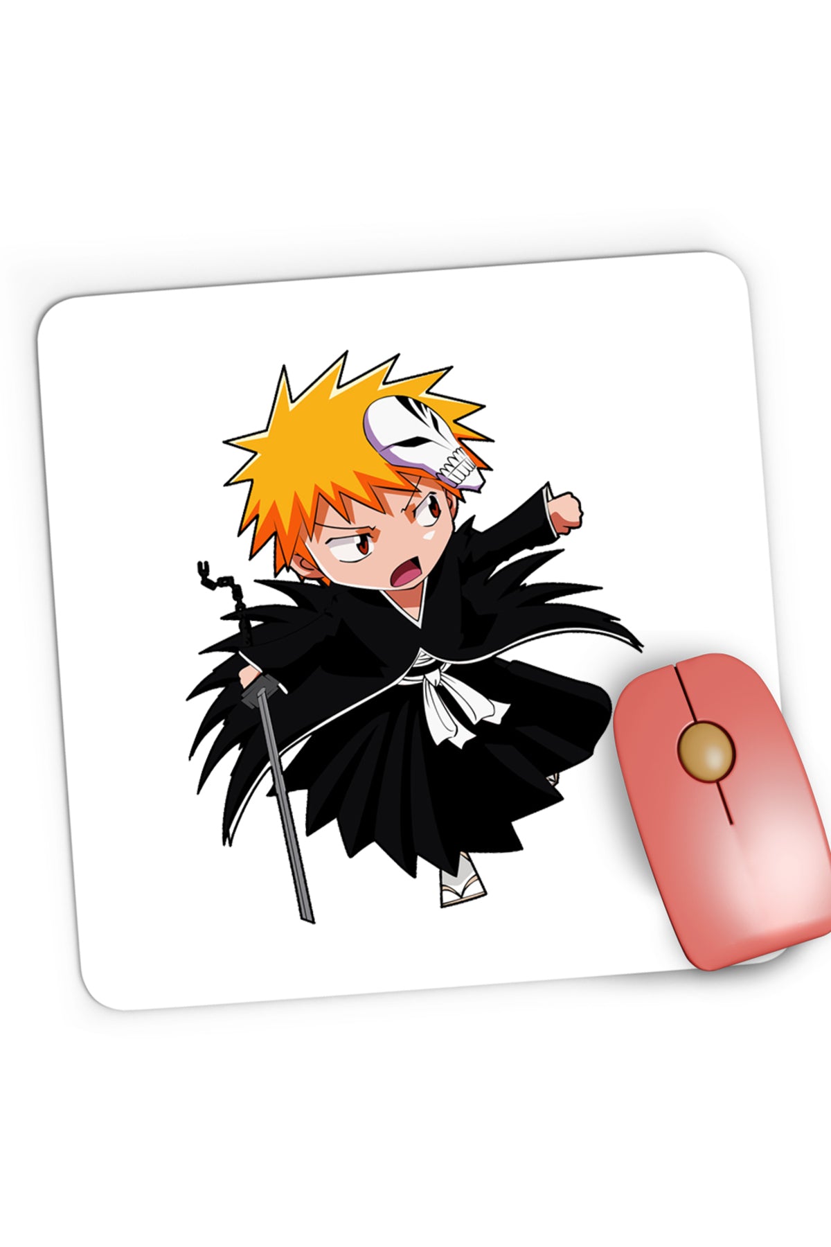 Mousepad Gaming Bleach Ichigo Desene Anime Rukia Insta, 21x19 cm