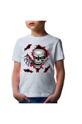 Tricou copii Predator Biker Skull Logo Motor Skeleton