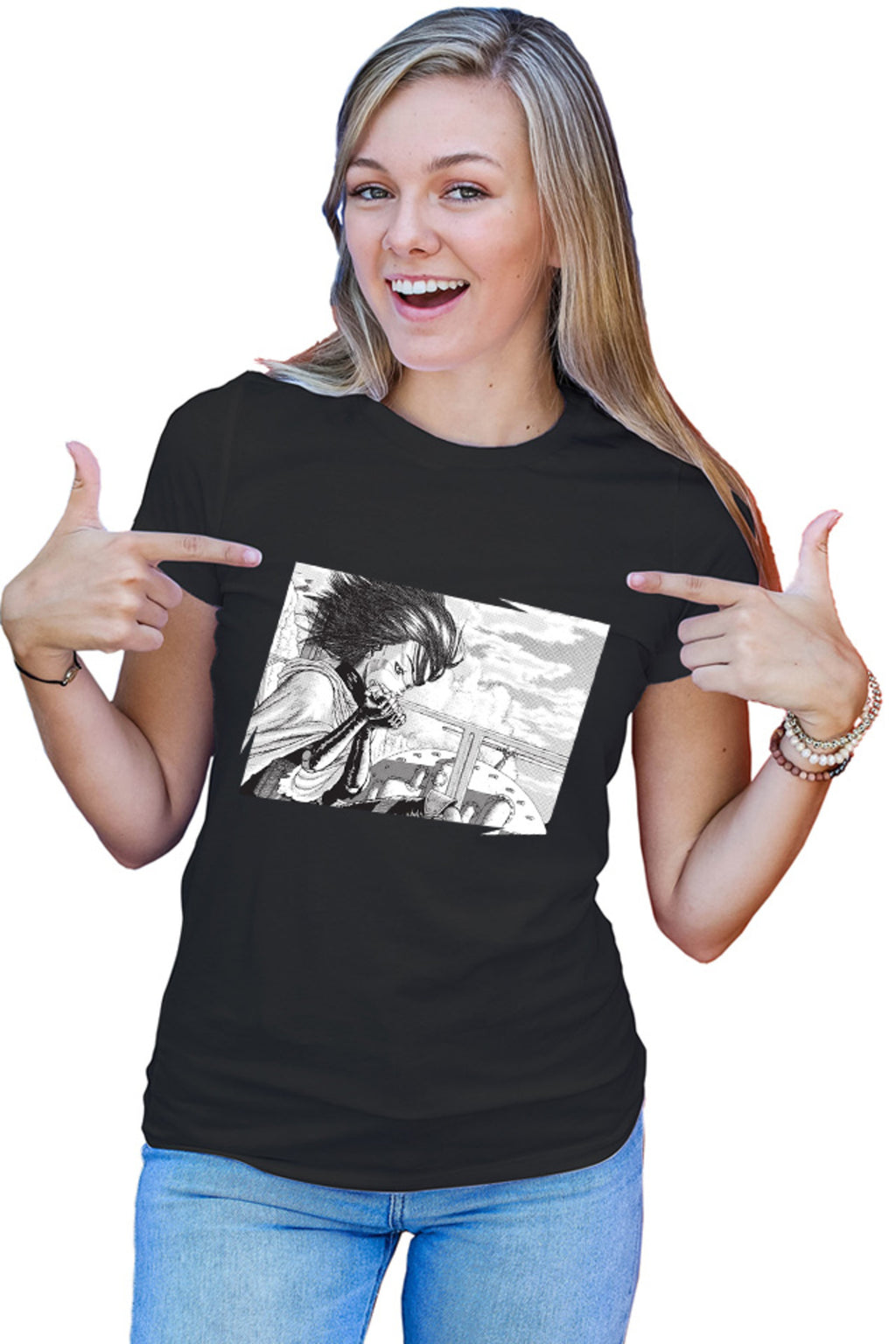 Tricou dama Battle Angel Alita Gally Sing Wind Animekage