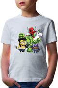 Tricou copii Wolverine Minions Hulk Brawl Stars Deadpool