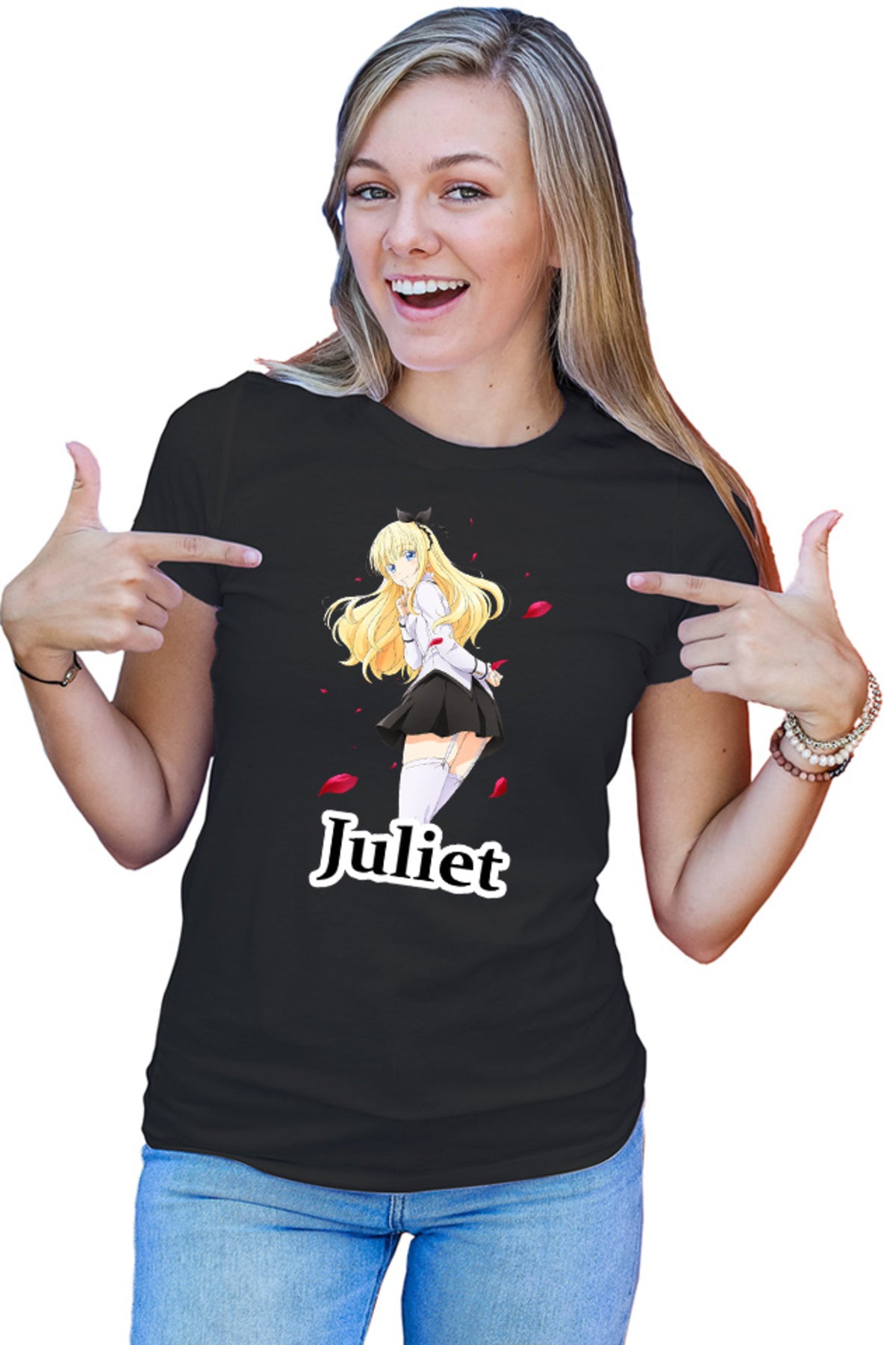 Tricou dama Boarding School Juliet Liceu Romance Otaku