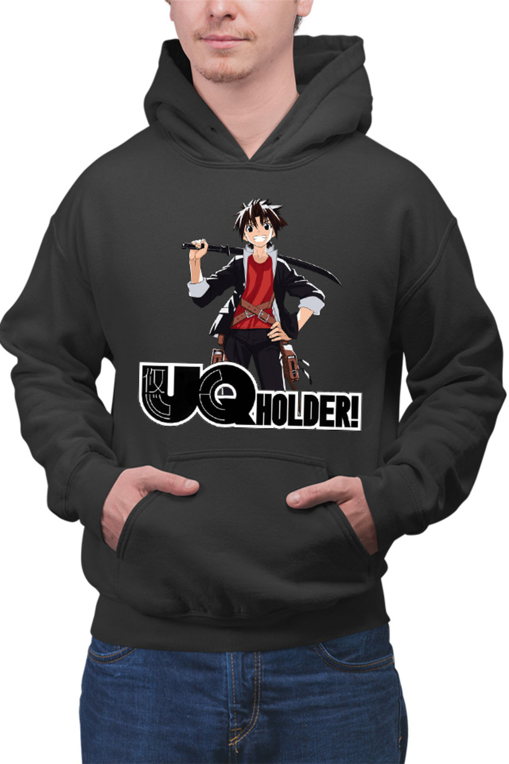 Hanorac barbati UQ Holder Touta Anime Comedy Manga Trap