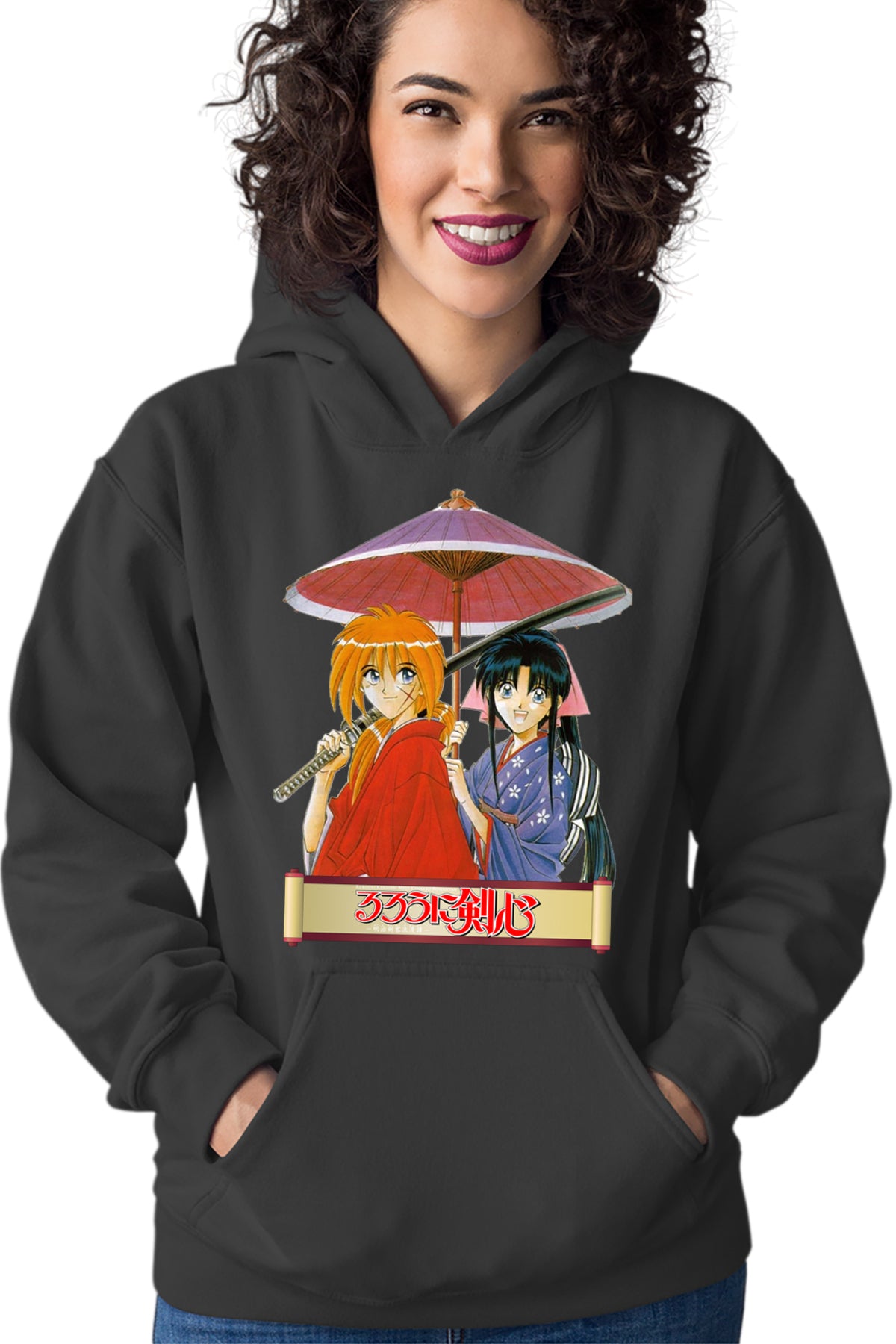 Hanorac dama Rurouni Kenshin Couple Umbrella Killakill