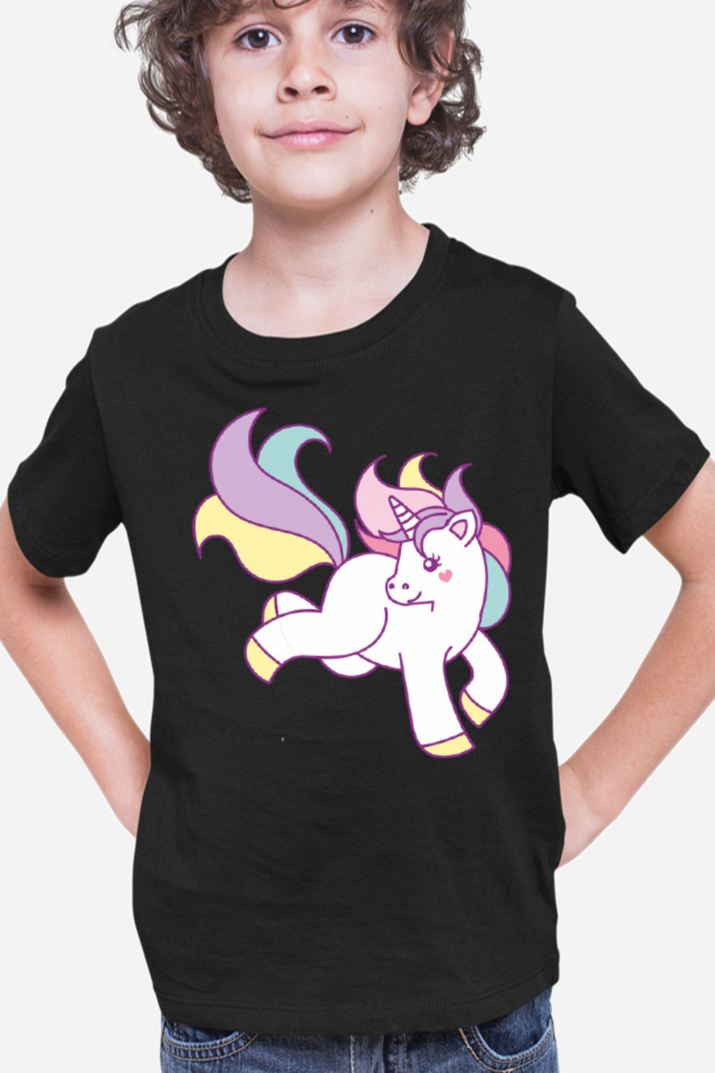 Tricou copii Unicorn Squad Happy Beautiful Rainbow