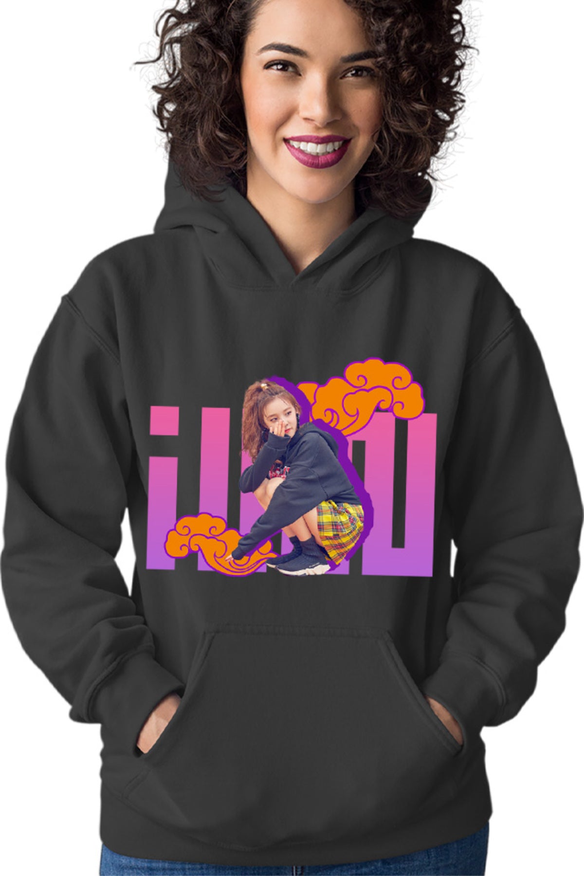 Hanorac dama I-DLE Clouds Chinese Korean Minimalist Cute
