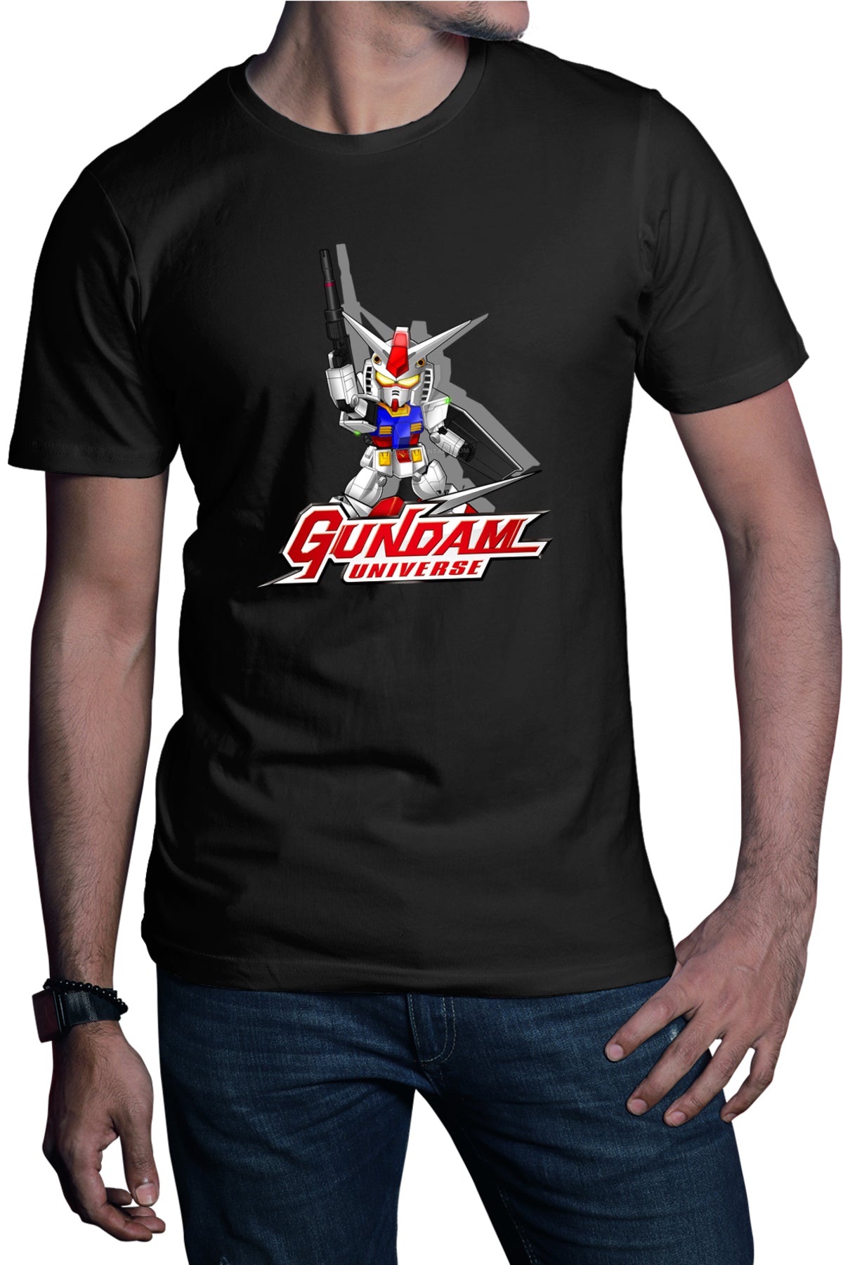 Tricou barbati dam Universe Chibi weapon