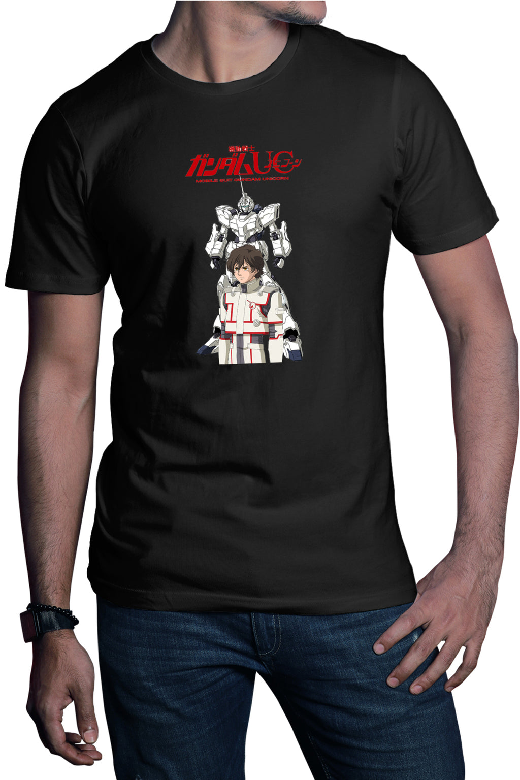 Tricou barbati dam Mobile Suit Unicorn