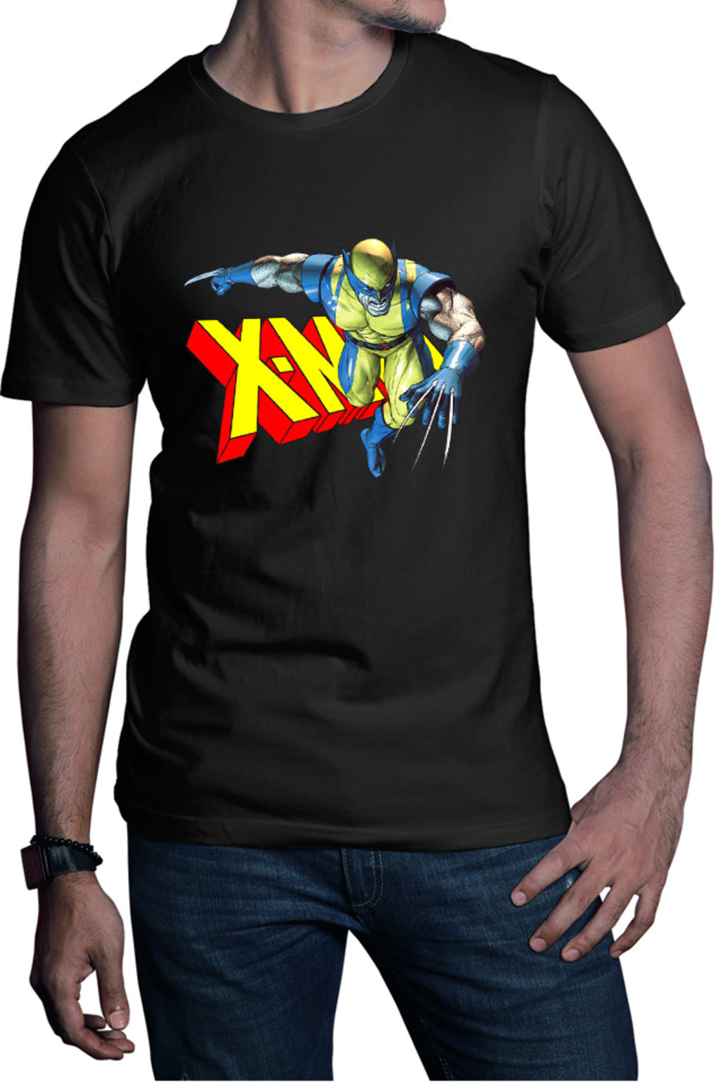 Tricou barbati Wolverine X-Men Logo Superpower Hero