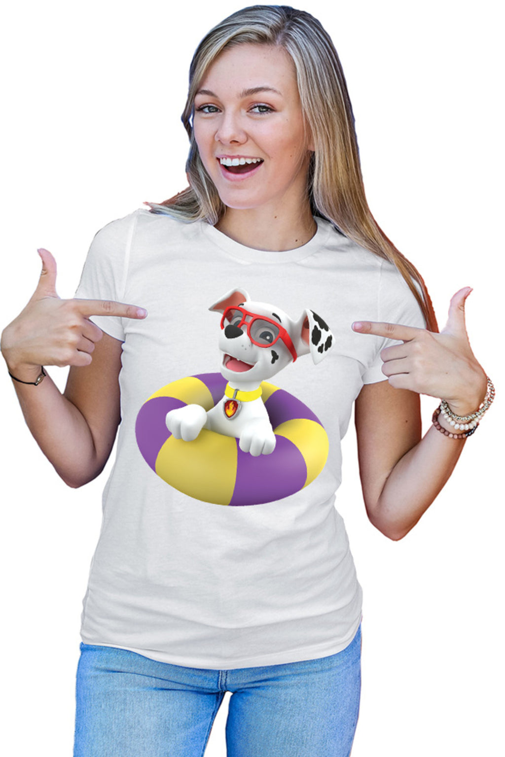 Tricou dama Paw Patrol Pup Patroller Air Save Cartoon Best Friend