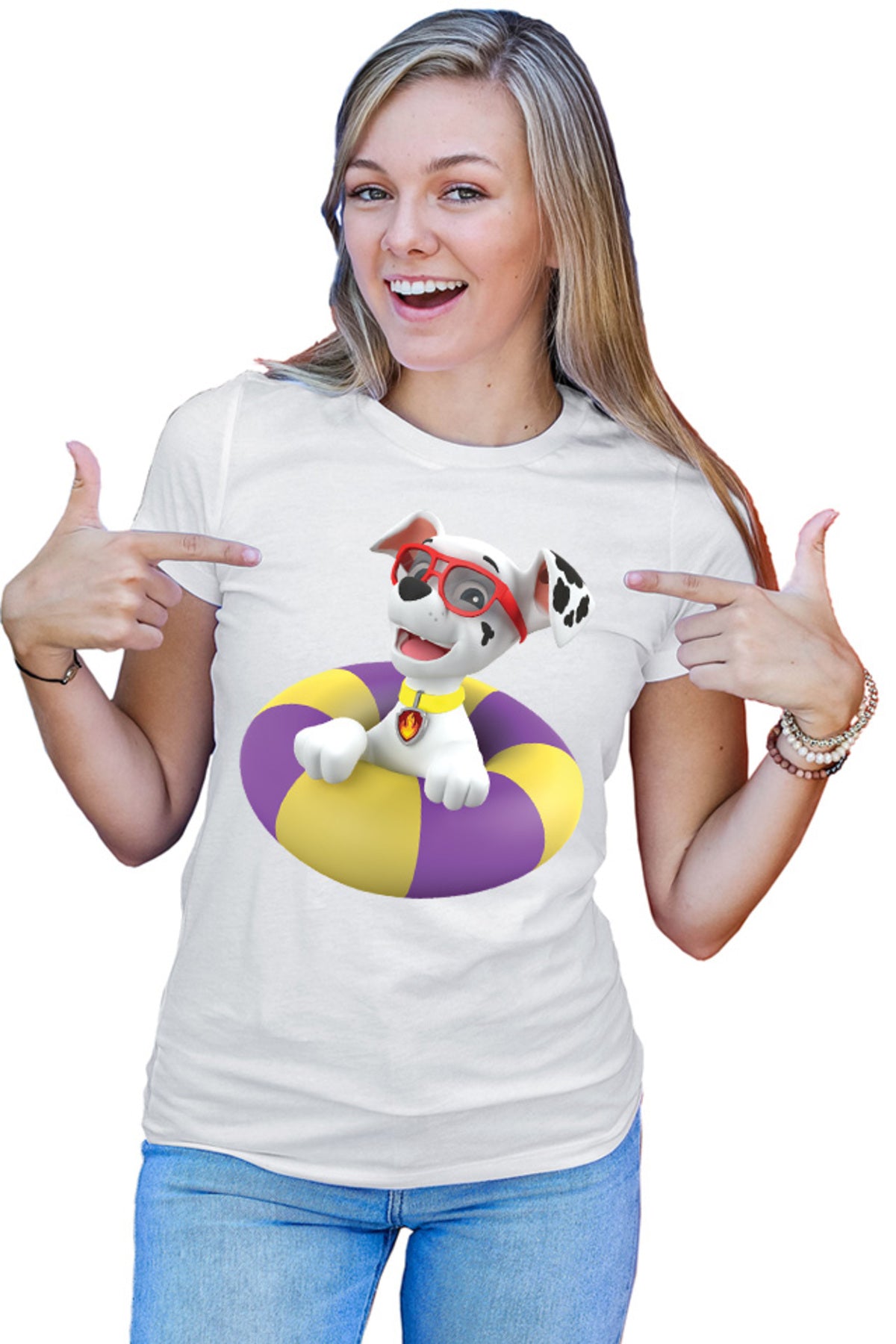 Tricou dama Paw Patrol Pup Patroller Air Save Cartoon Best Friend